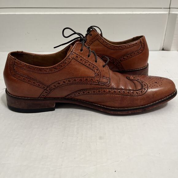 Cole Haan Giraldo Air Mens 8.5 M Wingtip Oxfords Dress Shoes Leather C09303 - Picture 8 of 13